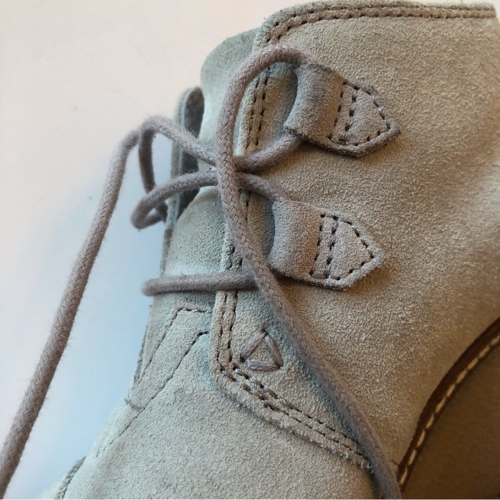 TOMS Gray Suede Size 5 Women’s Wedge Heel Bootie-Send your offer! 🍁 - Picture 5 of 14